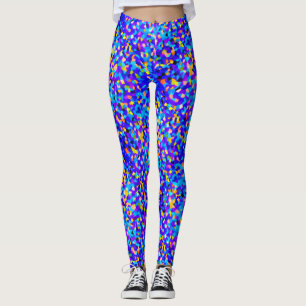 Leggings Confetti azul