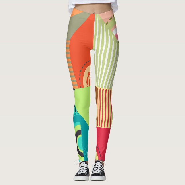 Leggings Conjunto de ornamentos: Elementos de diseño de fon (Anverso)
