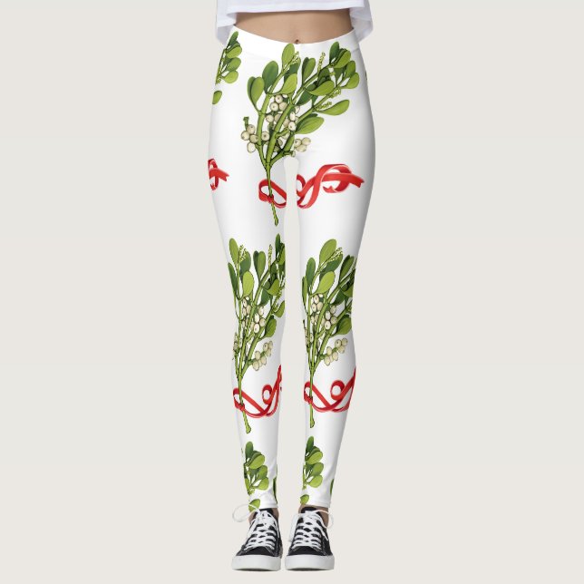 LEGGINGS CONOZCA A MÍ BAJO LOS NAVIDADES DE MISTLETORES (Anverso)