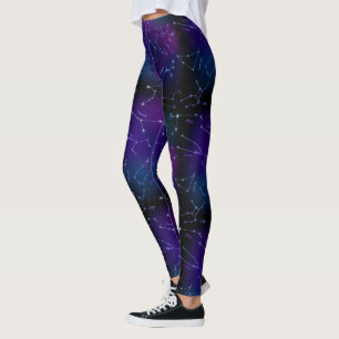 Leggings Constelación de astrología Stars Space Pattern