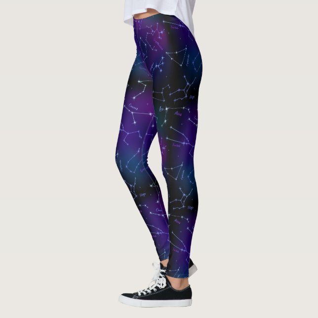 Leggings Constelación de astrología Stars Space Pattern (Izquierda)