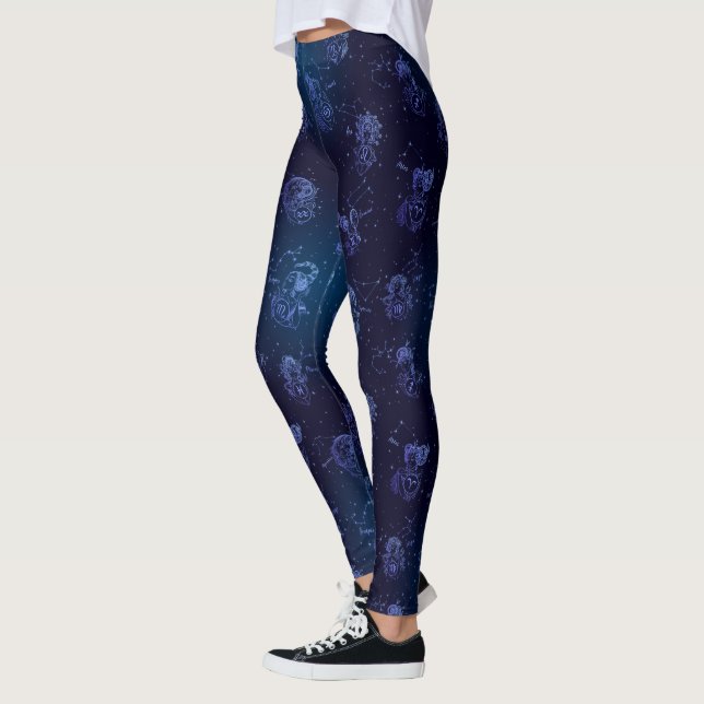 Leggings Constelación de astrología Stars Space Pattern (Izquierda)