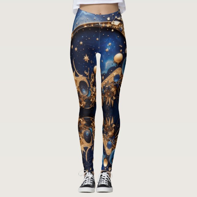Leggings Constelaciones cósmicas - Stellar Women's (Anverso)