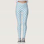 Leggings Control azul y blanco<br><div class="desc">Leyendas azul y blanco a cuadros</div>