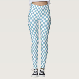 Leggings Control azul y blanco