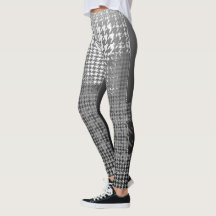 Control Ombre de Houndstooth del negro del blanco
