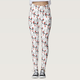 Leggings Cool Cats Feliz Navidad