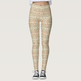 Leggings Coordenadas tropicales de spa- Zig Zag tribal