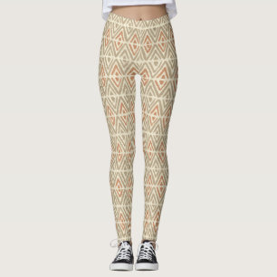 Leggings Coordenadas tropicales de spa- Zig Zag tribal
