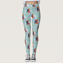 LEGGINGS COPA DE PANSIAS | LEGADOS FLORALES