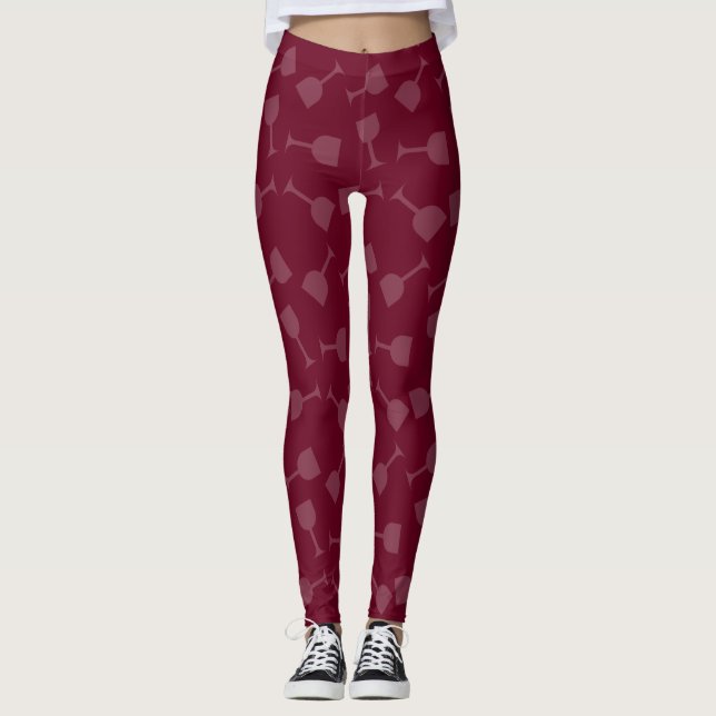 Leggings Copas de vino achispadas (Anverso)