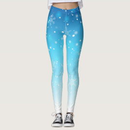 Leggings copos de nieve