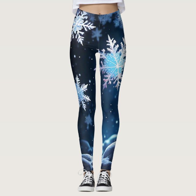 Leggings Copos de nieve (Anverso)