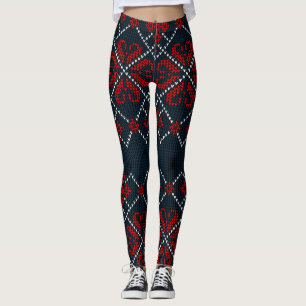 Leggings Copos de Nieve Azules