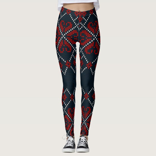 Leggings Copos de Nieve Azules  (Anverso)