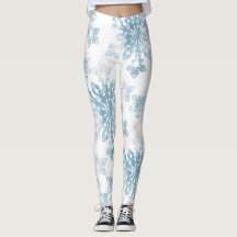 Copos de nieve azules de la acuarela