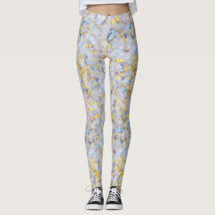 Leggings copos de nieve brillantes de precisión