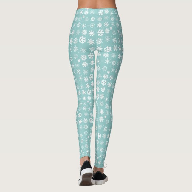 Leggings Copos de nieve de invierno (Reverso)