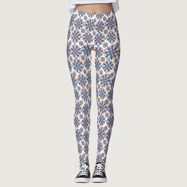 Leggings Copos de nieve de invierno (Anverso)