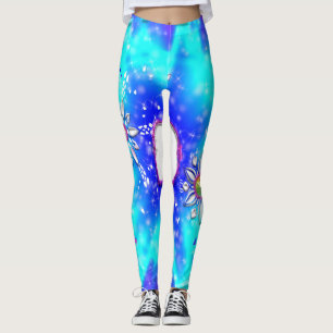 Leggings Copos de nieve festivos