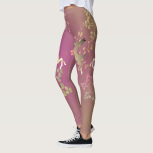 Leggings Copos de nieve y renos de vacaciones