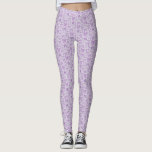 Leggings Coquette Purple Bows Patrón dibujado a mano<br><div class="desc">Coquette y leggings caprichosas con ilustracion de arcos y corazones púrpura dibujado a mano.</div>