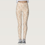 Leggings Coquette Terracotta Sacude El Patrón Dibujado A Ma<br><div class="desc">Coquetas y leggings extravagantes con ilustracion a mano de arcos de terracota y corazones.</div>