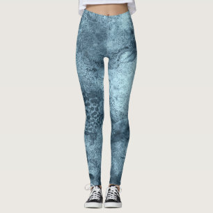 Leggings Coral azul