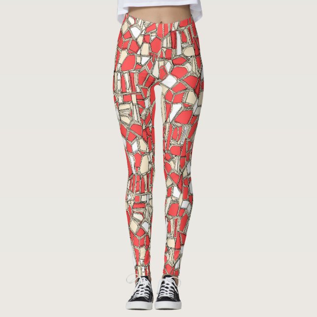 Leggings Coral POP ROTO (Anverso)