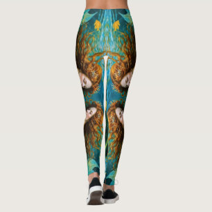 Leggings "Coralyn" - Hermosa sirena mística
