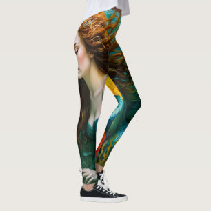 Leggings "Coralyn" - Hermosa sirena mística