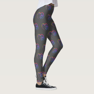 Leggings Corazón arcoiris