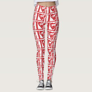 Leggings Corazón de amor de caballo