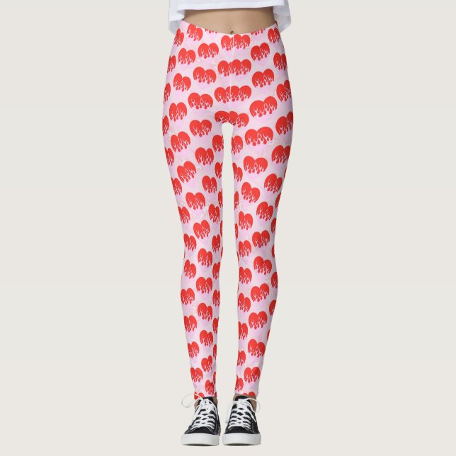 Leggings Corazón de Fuego (Anverso)