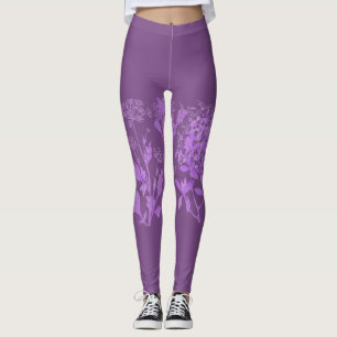 Leggings Corazón de las polainas herbarias de la escuela d