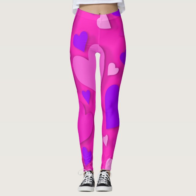 Leggings Corazón de papel decorativo 8 (Anverso)