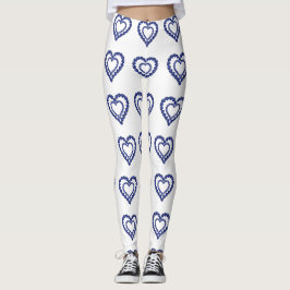 Leggings Corazón de zafiro azul