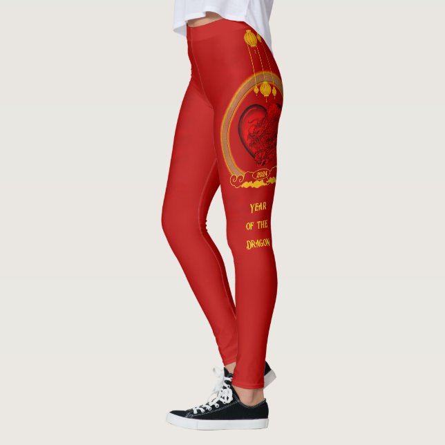Leggings Corazón del dragón, Año del dragón (Izquierda)