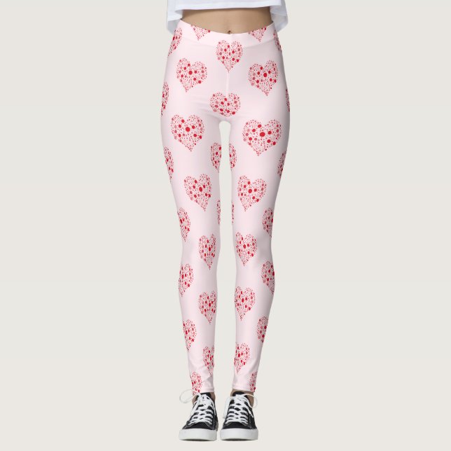 Leggings Corazón en puntos (Anverso)