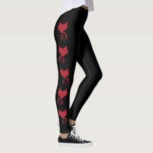 Leggings Corazón malvado: corazones malvados/demontes