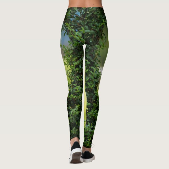 Leggings Corazón Topiario Verde (Reverso)