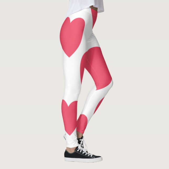 Leggings Corazón | Zazzle_Growshop. (Derecha)