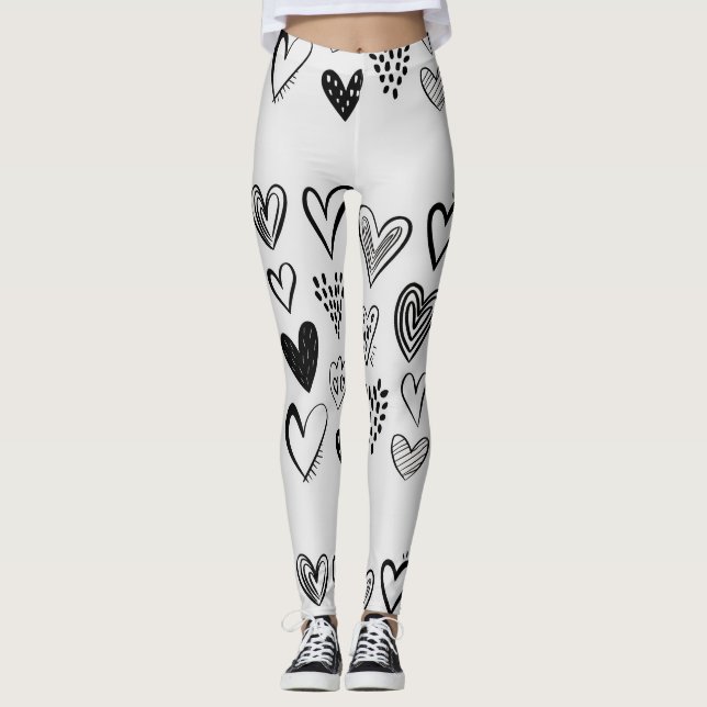 Leggings corazones adorables (Anverso)