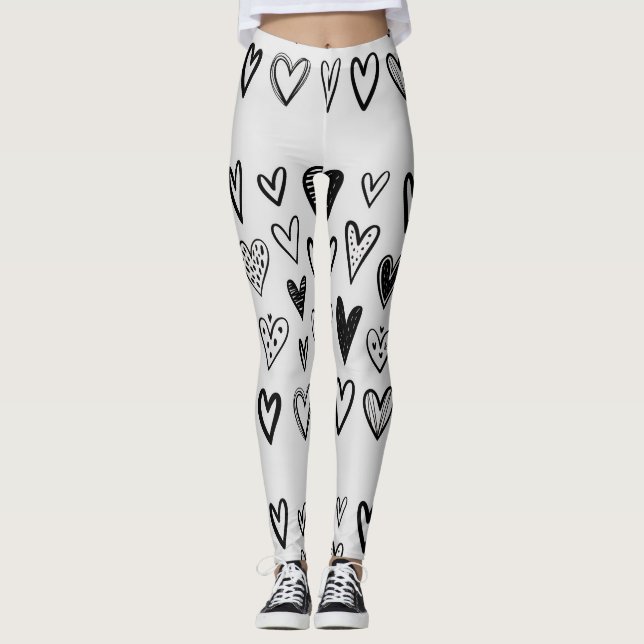 Leggings corazones adorables (Anverso)