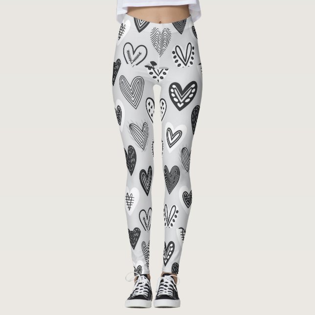 Leggings corazones adorables (Anverso)