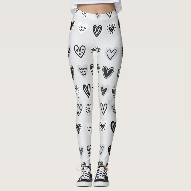 Leggings corazones adorables (Anverso)