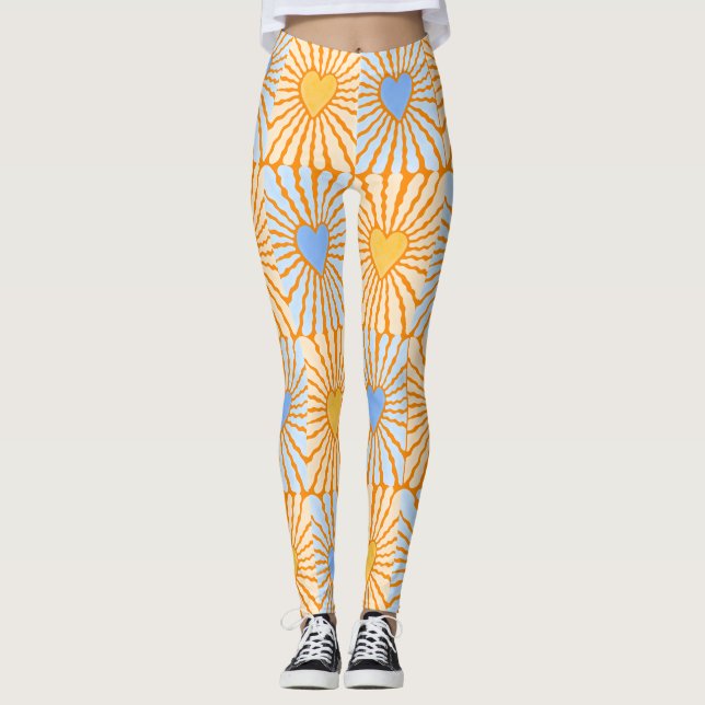Leggings Corazones Brillantes (Anverso)