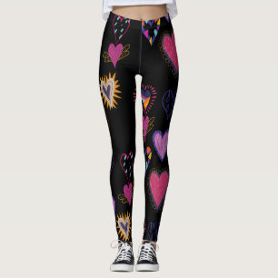 Leggings Corazones de amor, cumpleaños