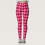 Leggings "Corazones de garra"<br><div class="desc">¡Piernas para amantes de los animales! ¡Seleccione sus colores de legua! *Otros diseños y productos disponibles creados por Lady Denise en www.zazzle.com/LadyDenise</div>