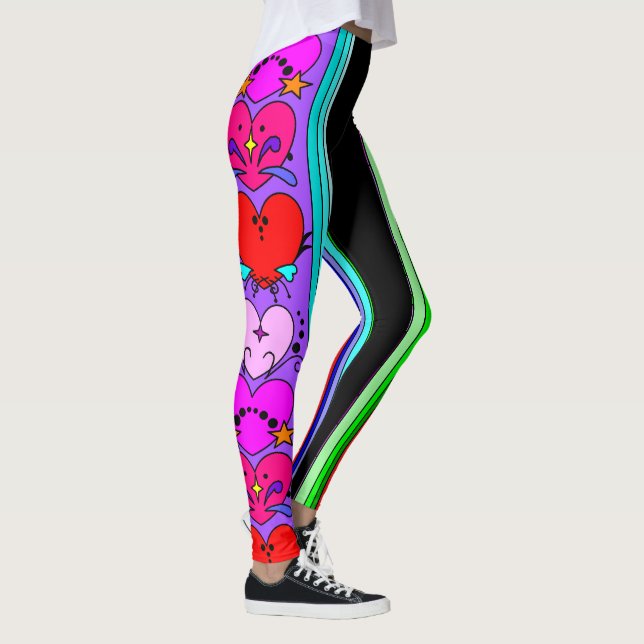 Leggings Corazones de lujo (Derecha)